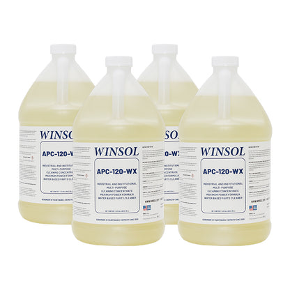 APC-120-WX 4-gallon case industrial biodegradable cleaner for smoke and oil removal
